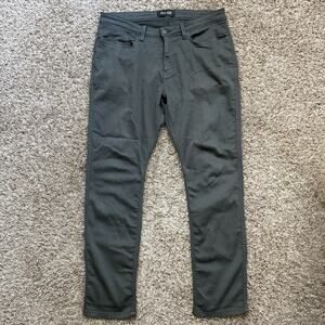 DU/ER Pants Men’s Size 36x32 No Sweat Relaxed Taper Gray Stretch Flex Chinos